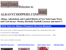 Tablet Screenshot of albanychoppers.com
